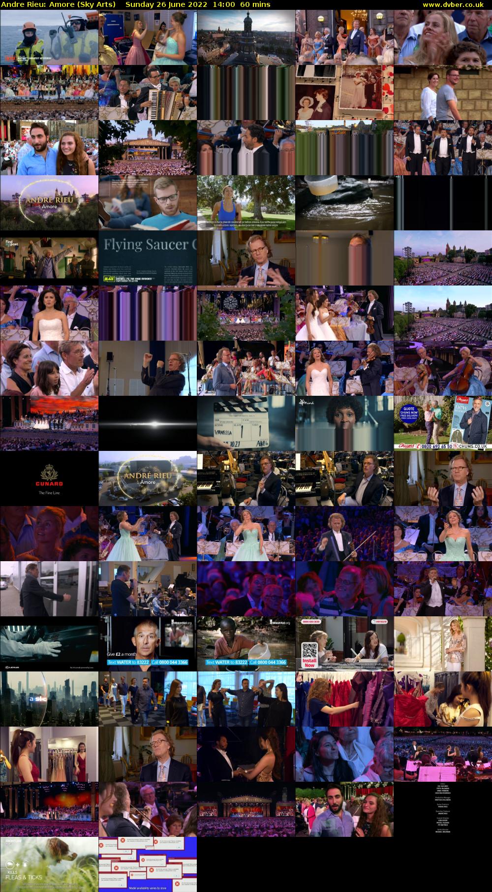 Andre Rieu: Amore (Sky Arts) Sunday 26 June 2022 14:00 - 15:00