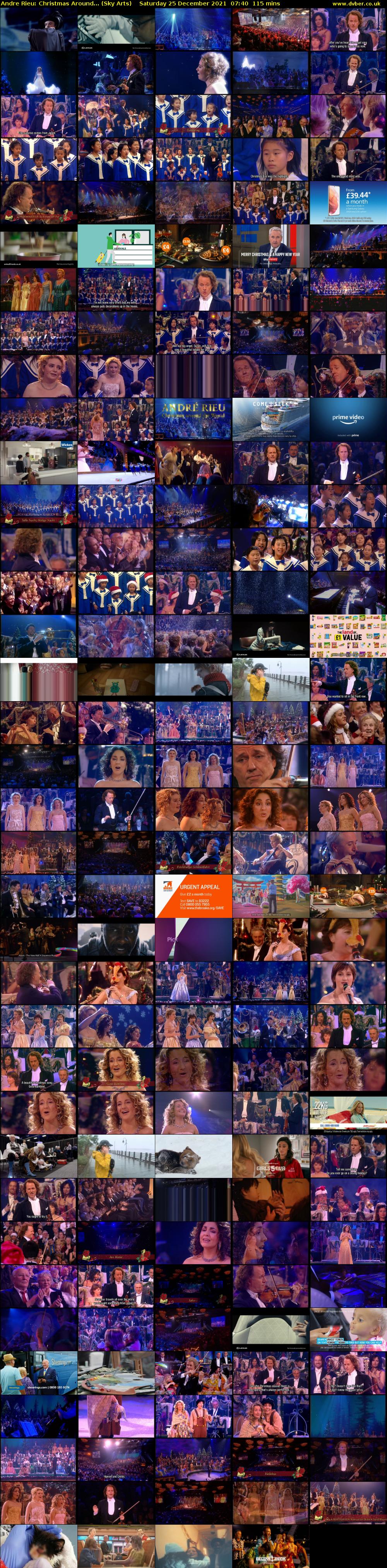 Andre Rieu: Christmas Around... (Sky Arts) Saturday 25 December 2021 07:40 - 09:35