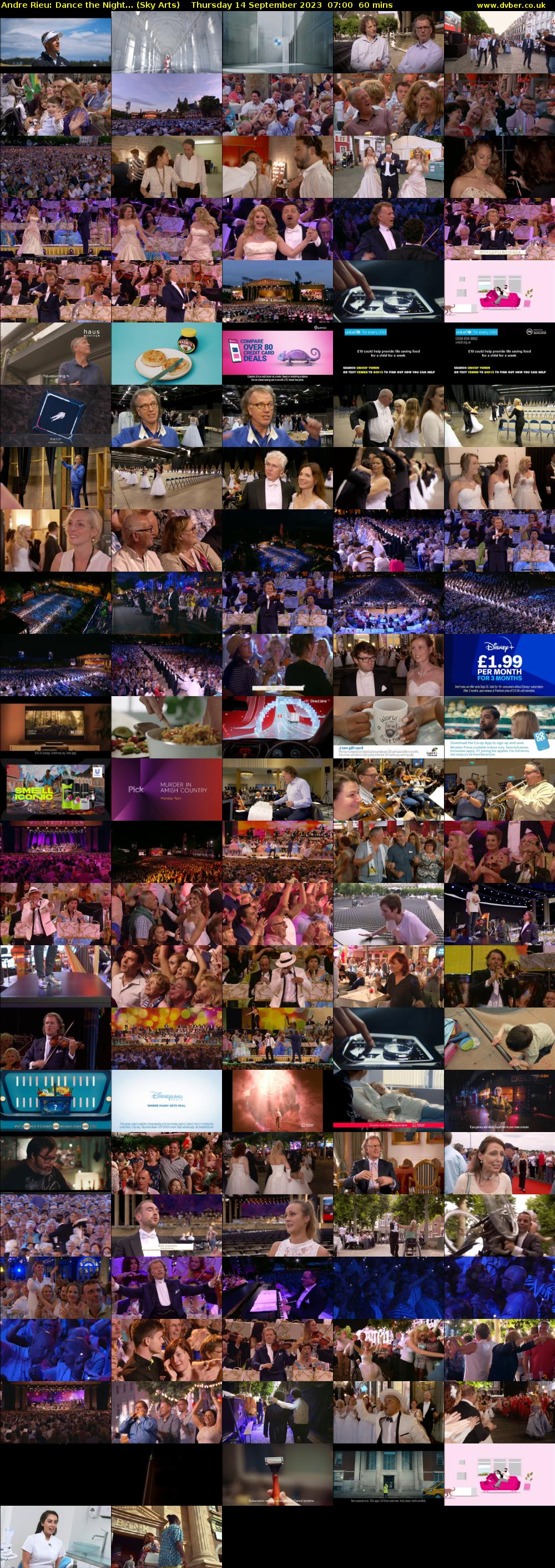 Andre Rieu: Dance the Night... (Sky Arts) Thursday 14 September 2023 07:00 - 08:00