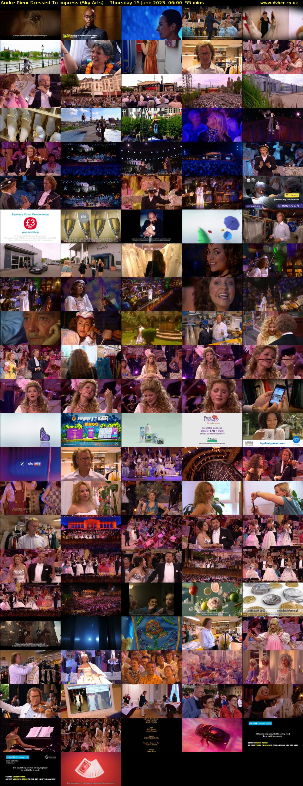 Andre Rieu: Dressed To Impress (Sky Arts) Thursday 15 June 2023 06:00 - 06:55