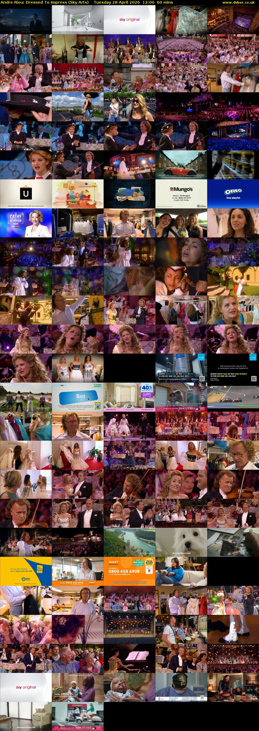 Andre Rieu: Dressed To Impress (Sky Arts) Tuesday 28 April 2026 12:00 - 13:00