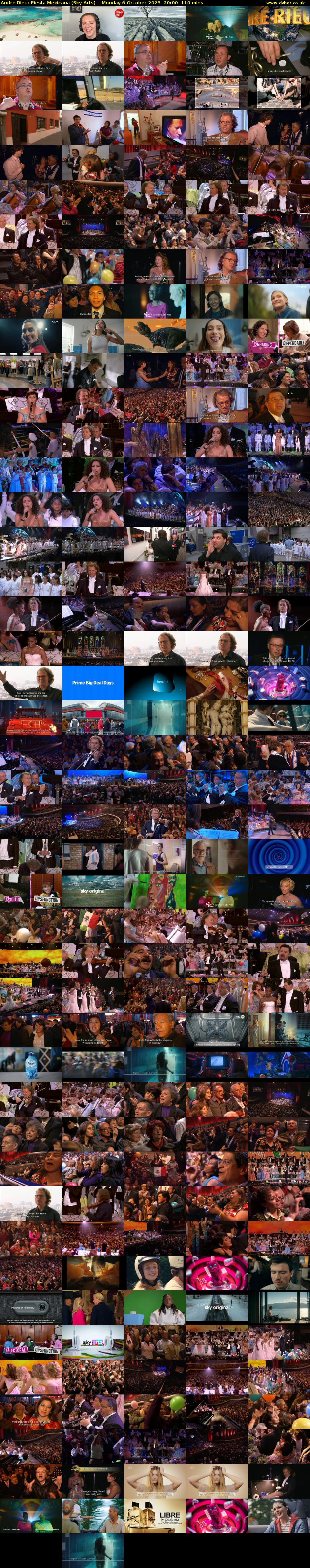 Andre Rieu: Fiesta Mexicana (Sky Arts) Monday 6 October 2025 20:00 - 21:50