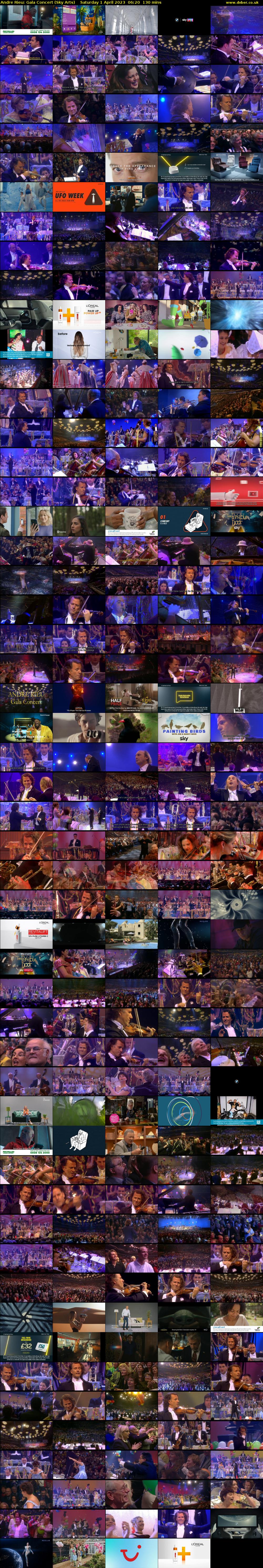 Andre Rieu: Gala Concert (Sky Arts) Saturday 1 April 2023 06:20 - 08:30