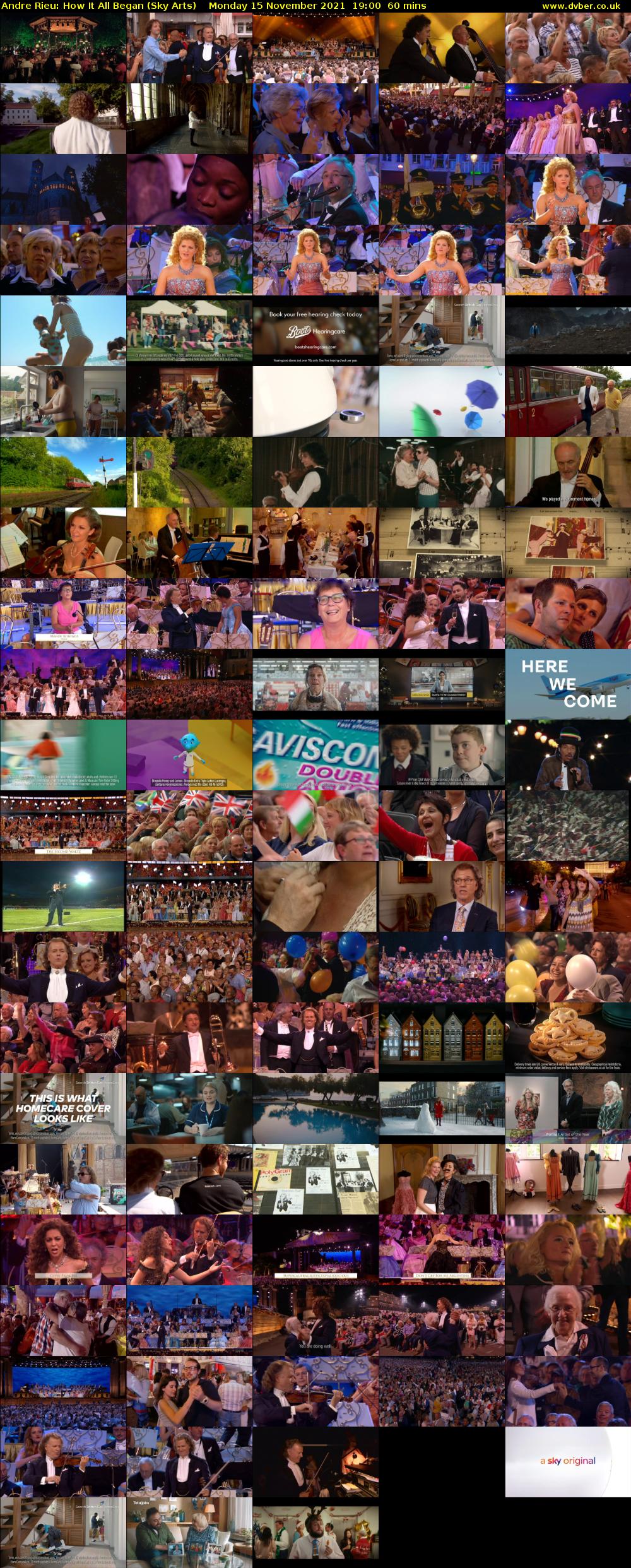 Andre Rieu: How It All Began (Sky Arts) Monday 15 November 2021 19:00 - 20:00