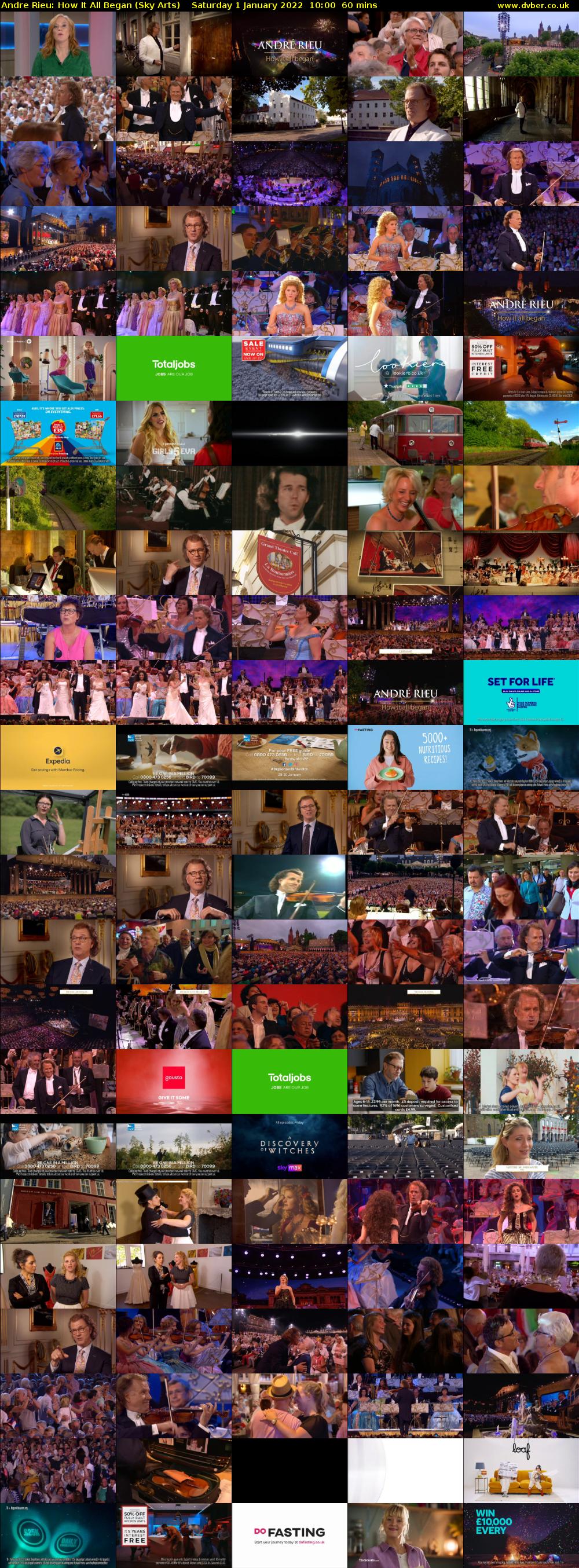 Andre Rieu: How It All Began (Sky Arts) Saturday 1 January 2022 10:00 - 11:00