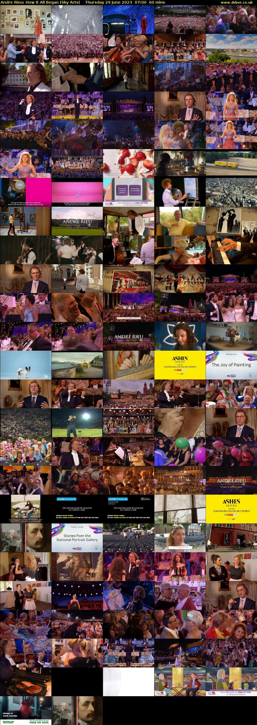 Andre Rieu: How It All Began (Sky Arts) Thursday 29 June 2023 07:00 - 08:00