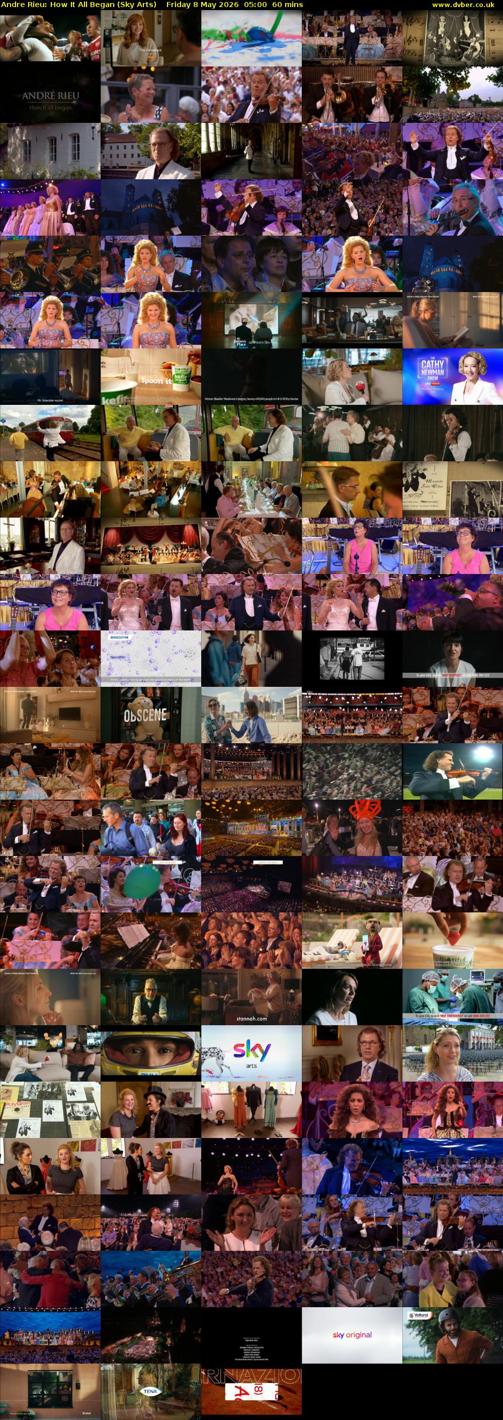 Andre Rieu: How It All Began (Sky Arts) Friday 8 May 2026 05:00 - 06:00
