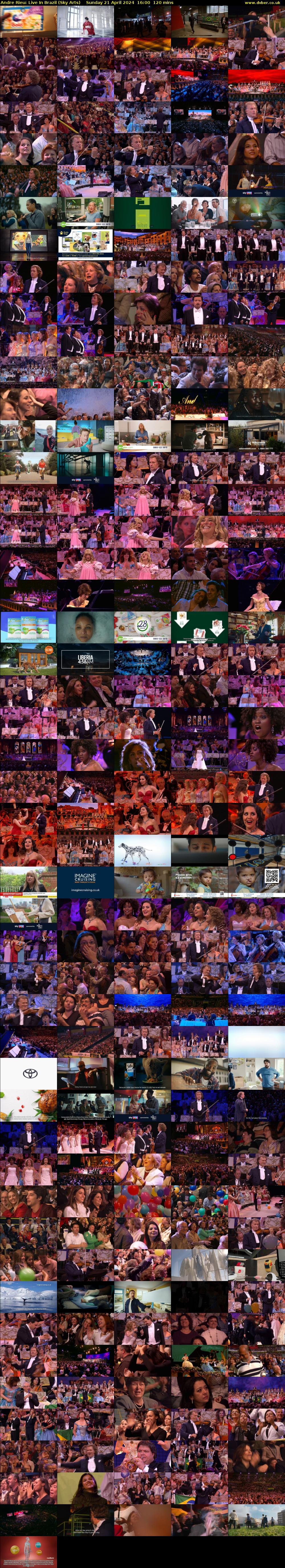 Andre Rieu: Live In Brazil (Sky Arts) Sunday 21 April 2024 16:00 - 18:00