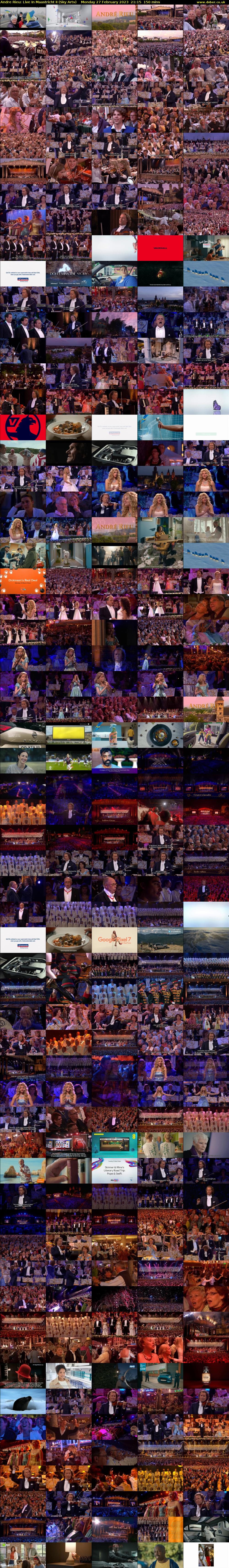 Andre Rieu: Live In Maastricht II (Sky Arts) Monday 27 February 2023 21:15 - 23:45
