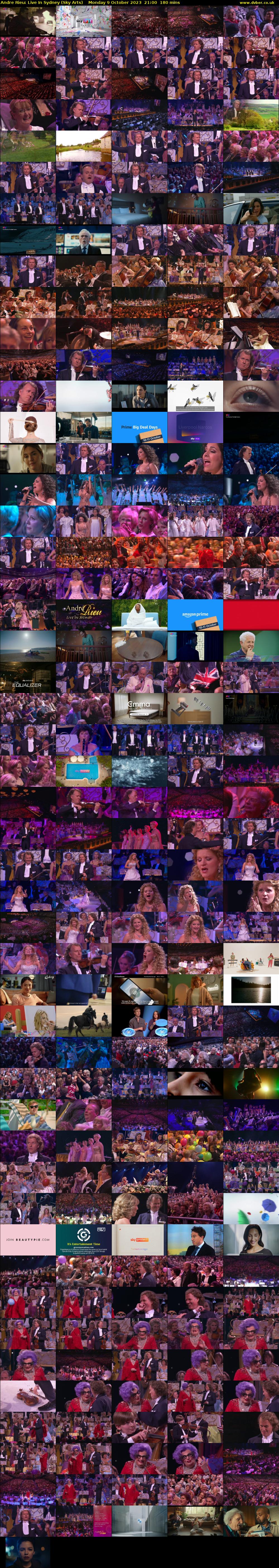 Andre Rieu: Live In Sydney (Sky Arts) Monday 9 October 2023 21:00 - 00:00