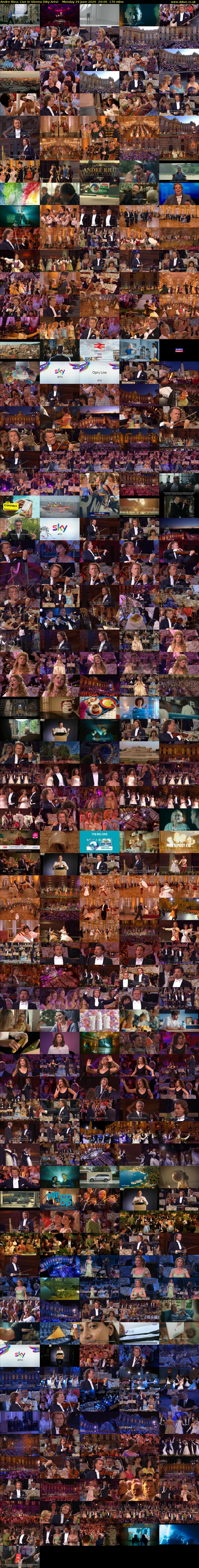 Andre Rieu: Live In Vienna (Sky Arts) Monday 29 June 2026 20:00 - 22:50