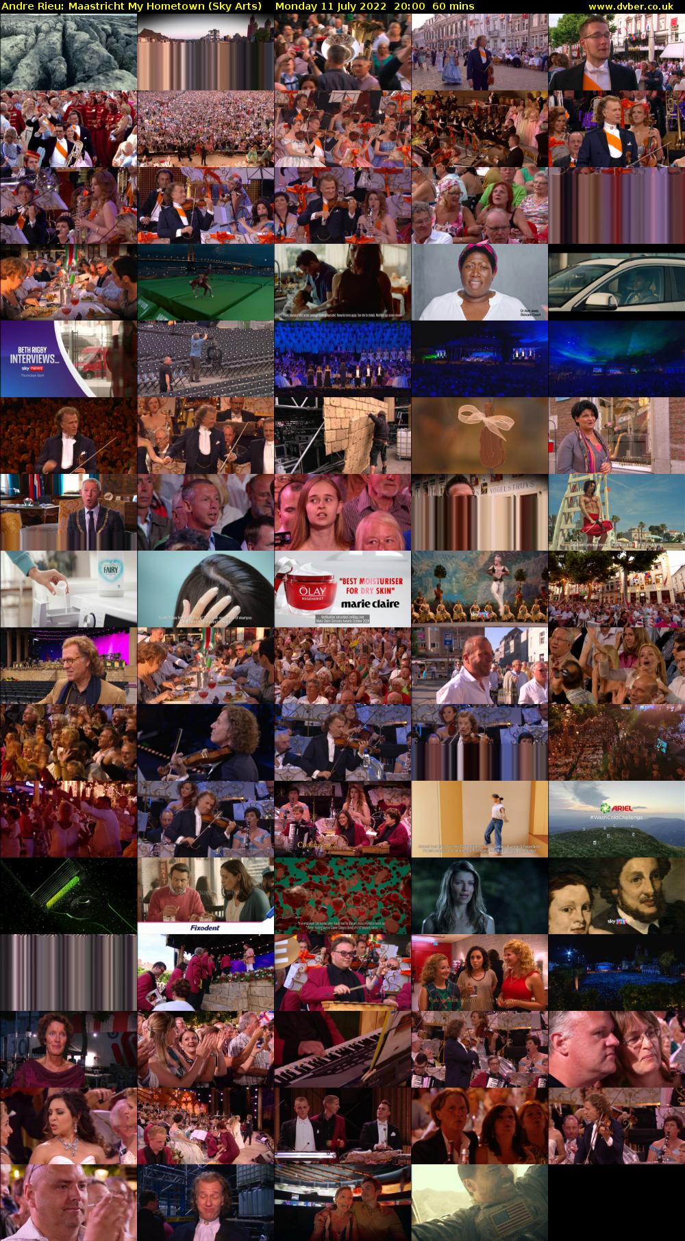 Andre Rieu: Maastricht My Hometown (Sky Arts) Monday 11 July 2022 20:00 - 21:00