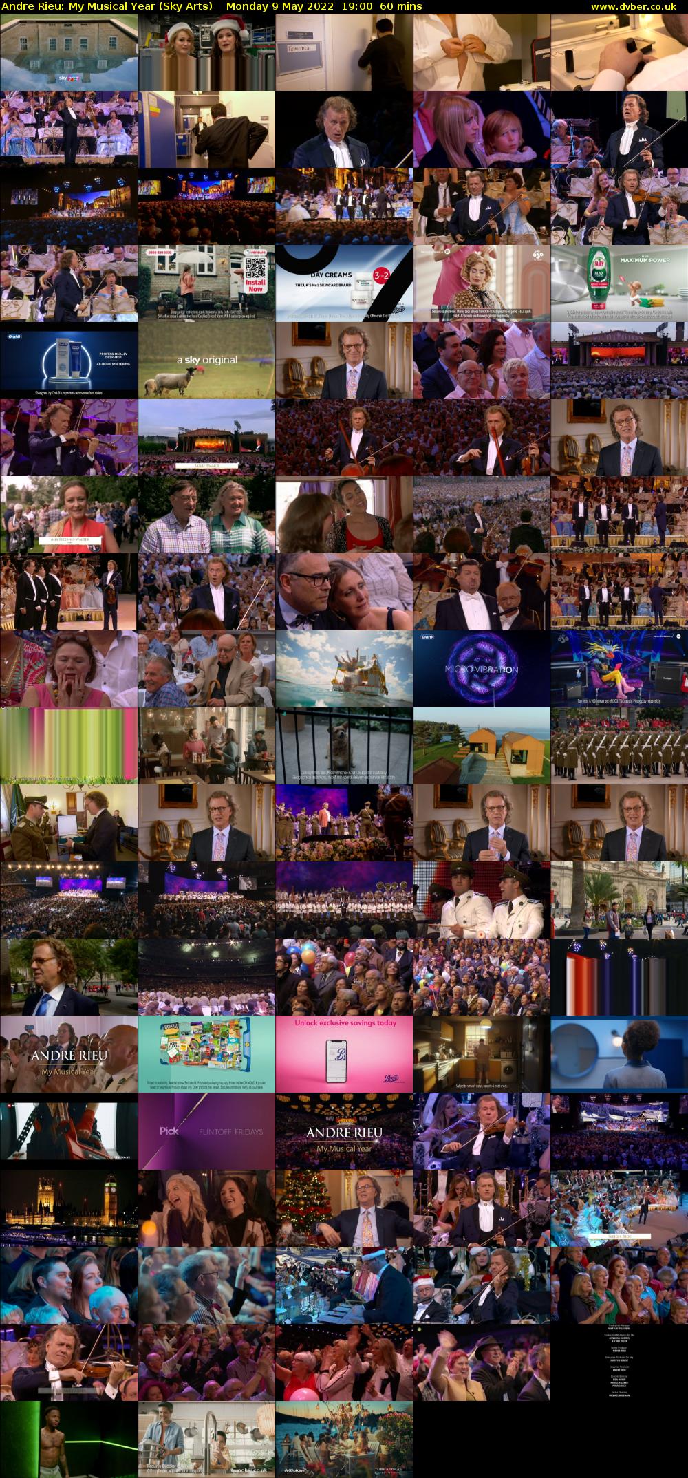 Andre Rieu: My Musical Year (Sky Arts) Monday 9 May 2022 19:00 - 20:00