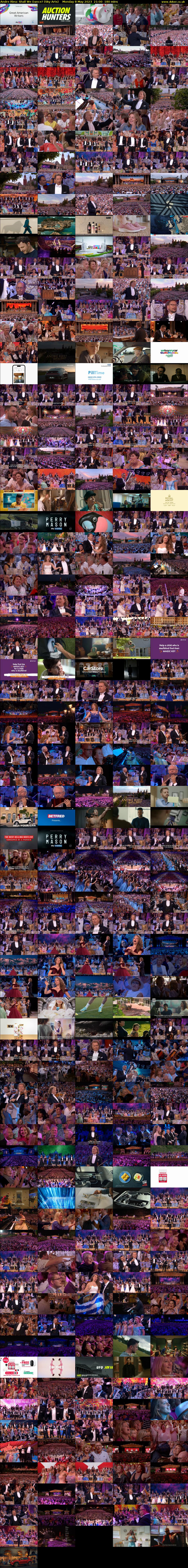 Andre Rieu: Shall We Dance? (Sky Arts) Monday 8 May 2023 21:00 - 00:00