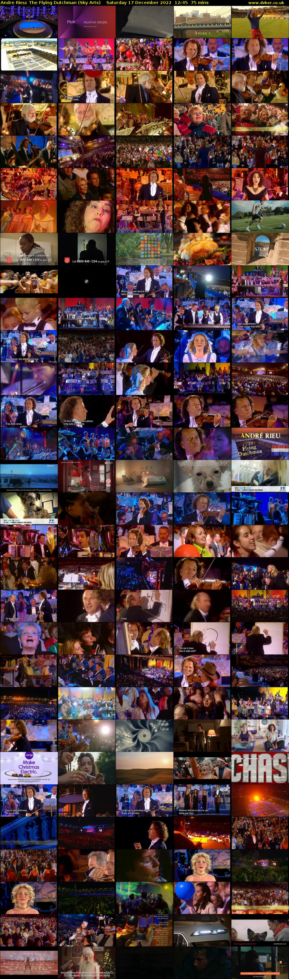 Andre Rieu: The Flying Dutchman (Sky Arts) Saturday 17 December 2022 12:45 - 14:00