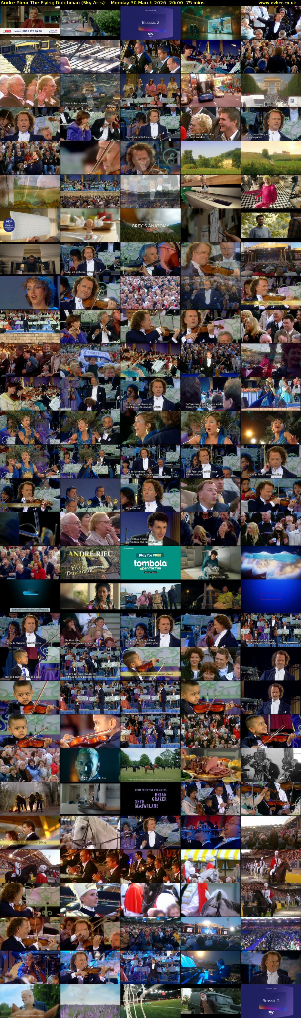 Andre Rieu: The Flying Dutchman (Sky Arts) Monday 30 March 2026 20:00 - 21:15