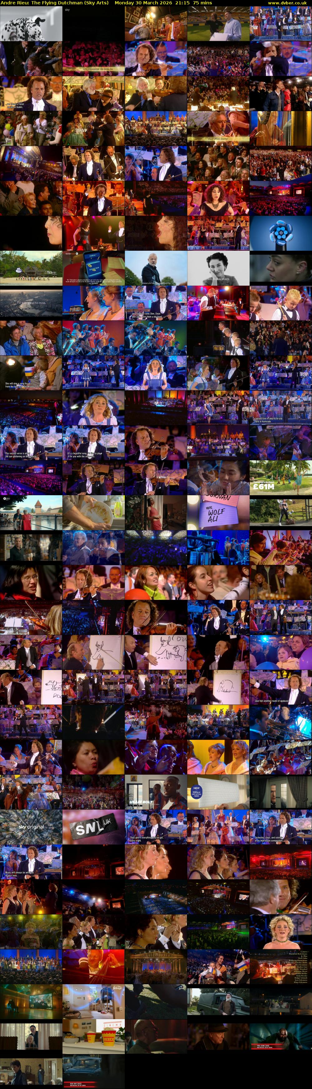 Andre Rieu: The Flying Dutchman (Sky Arts) Monday 30 March 2026 21:15 - 22:30