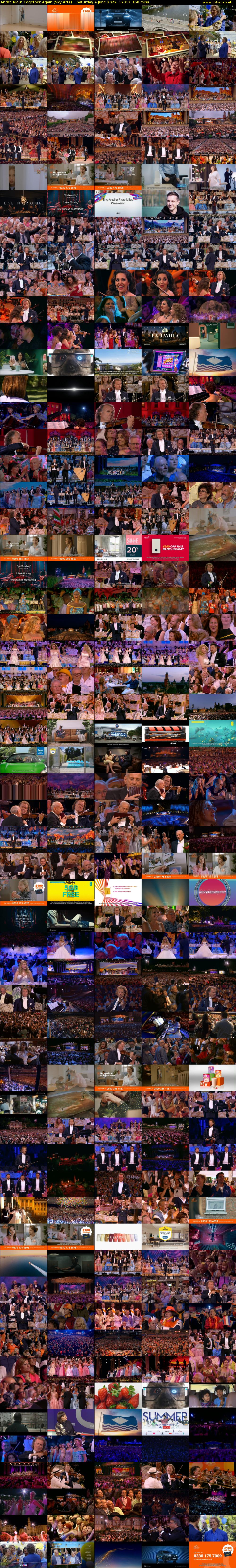 Andre Rieu: Together Again (Sky Arts) Saturday 4 June 2022 12:00 - 14:40