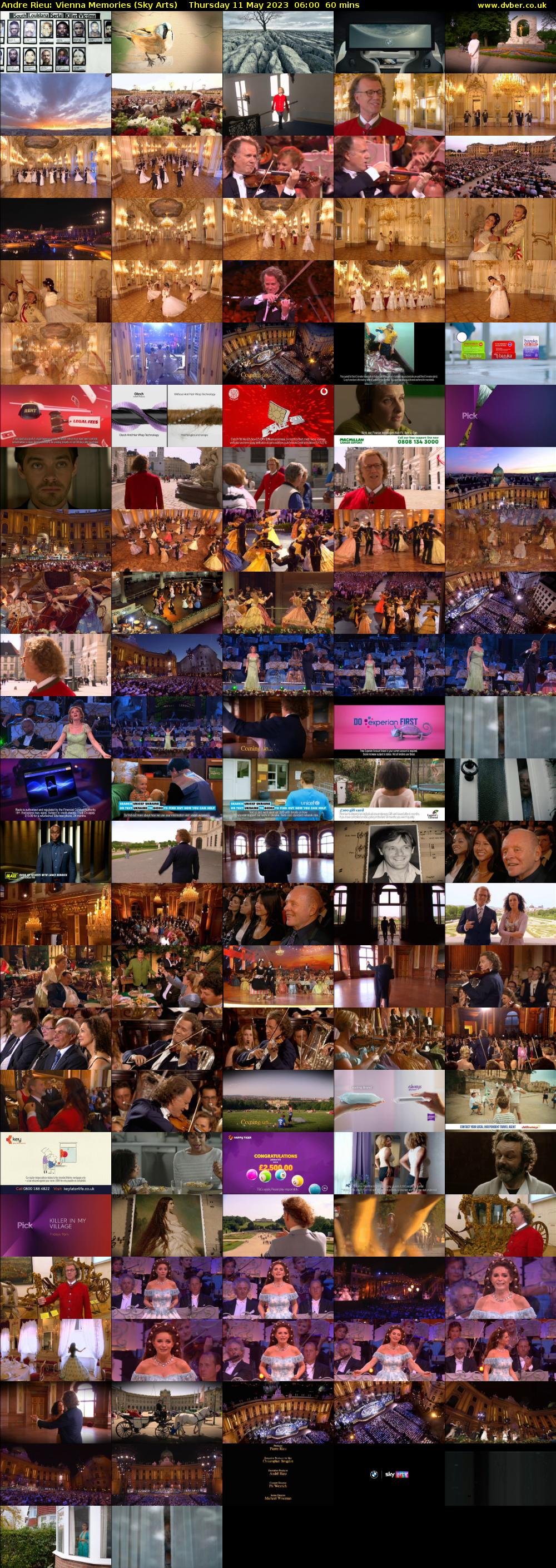 Andre Rieu: Vienna Memories (Sky Arts) Thursday 11 May 2023 06:00 - 07:00