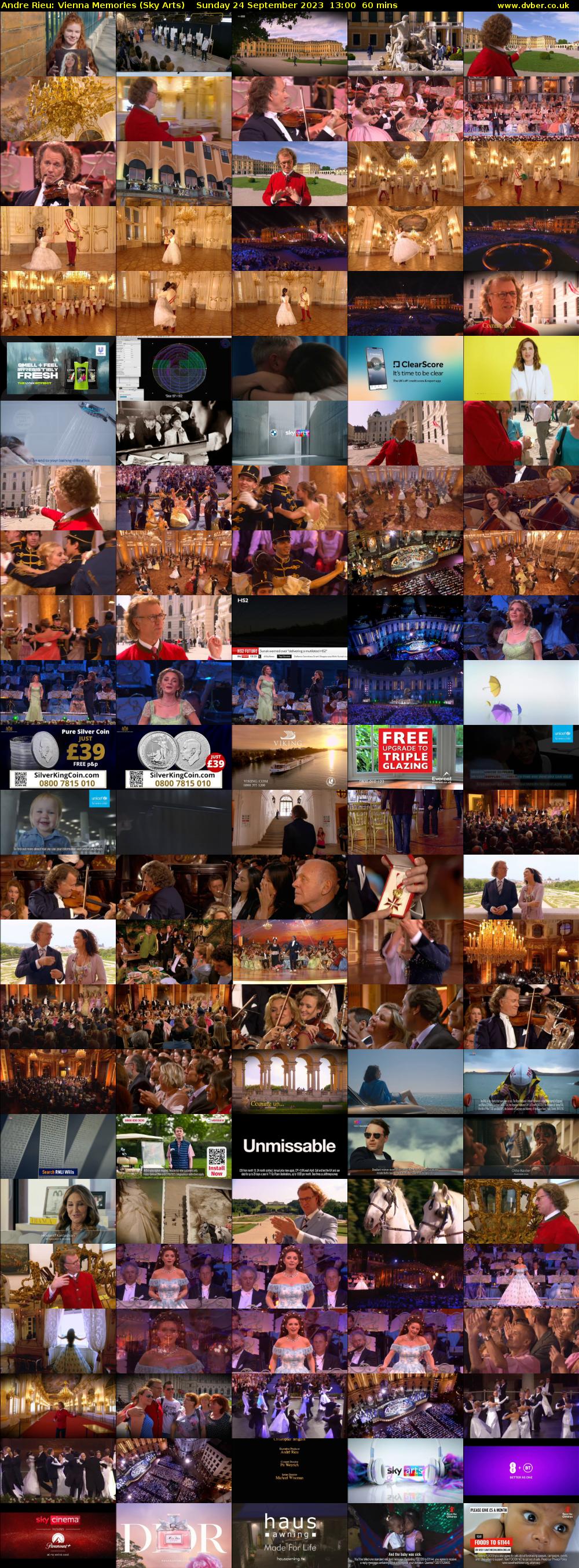 Andre Rieu: Vienna Memories (Sky Arts) Sunday 24 September 2023 13:00 - 14:00