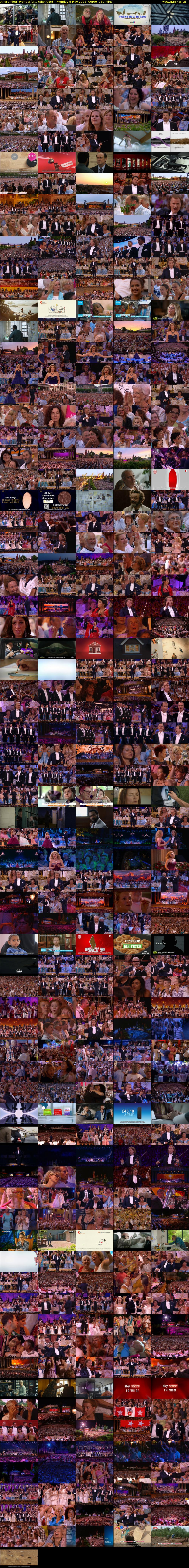 Andre Rieu: Wonderful... (Sky Arts) Monday 8 May 2023 06:00 - 09:00