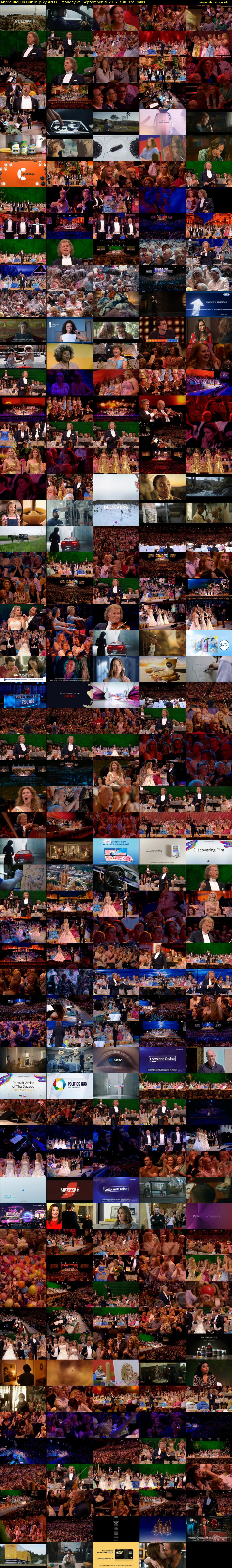 Andre Rieu In Dublin (Sky Arts) Monday 25 September 2023 21:00 - 23:35