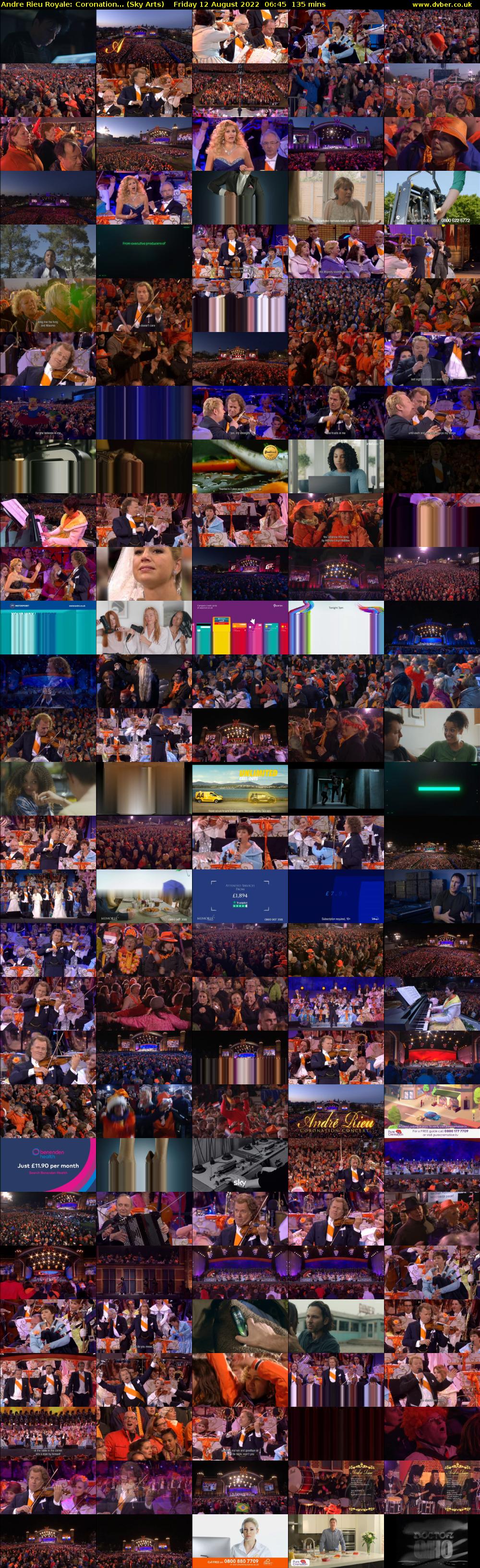 Andre Rieu Royale: Coronation... (Sky Arts) Friday 12 August 2022 06:45 - 09:00
