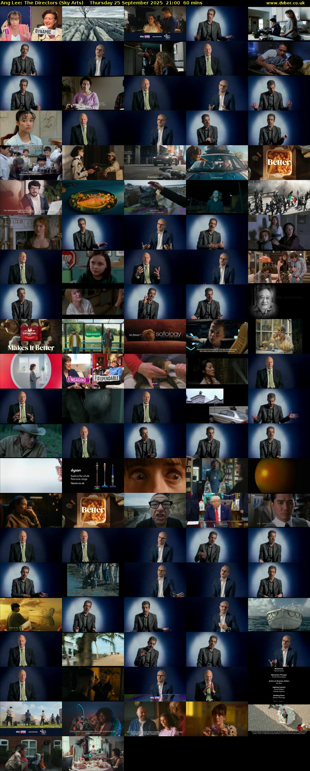 Ang Lee: The Directors (Sky Arts) Thursday 25 September 2025 21:00 - 22:00