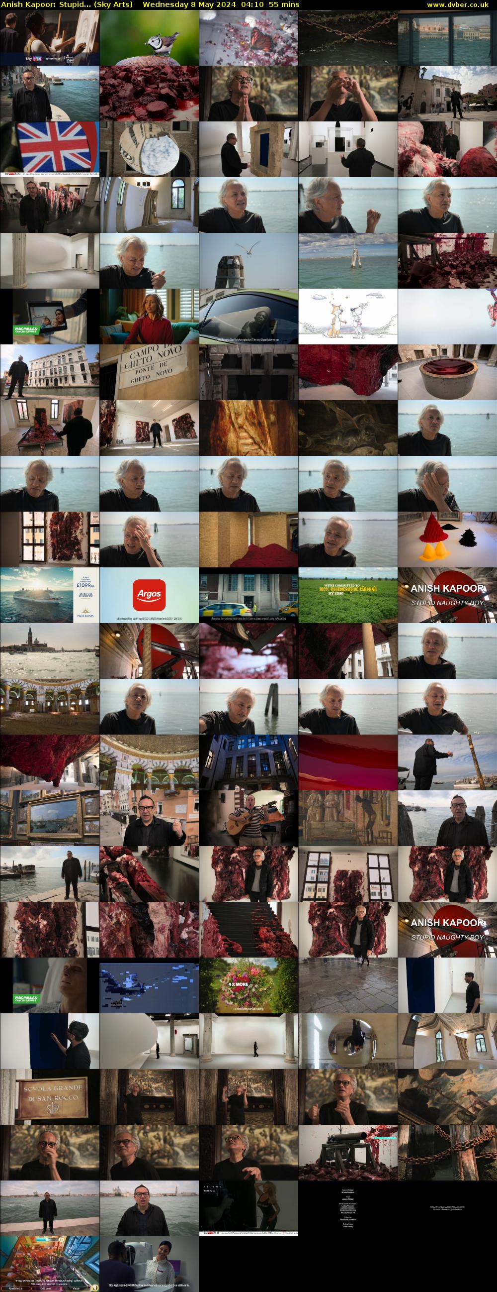 Anish Kapoor: Stupid... (Sky Arts) Wednesday 8 May 2024 04:10 - 05:05