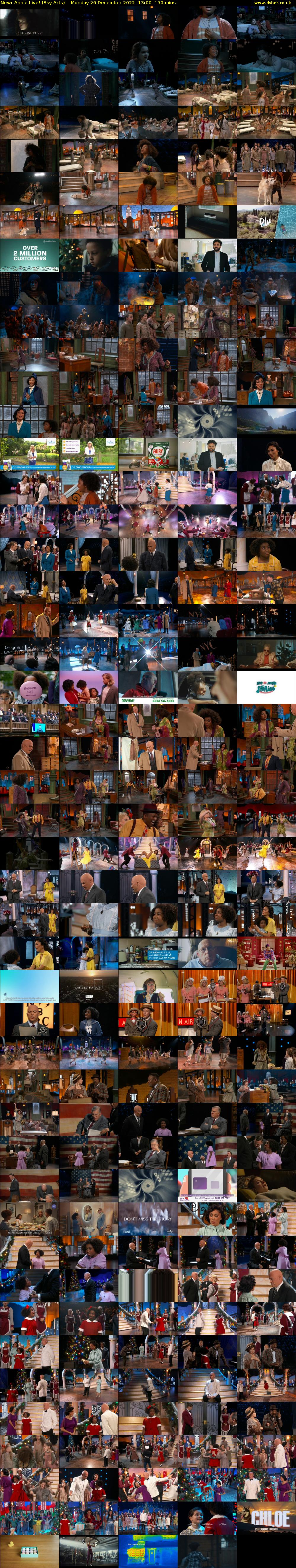 Annie Live! (Sky Arts) Monday 26 December 2022 13:00 - 15:30