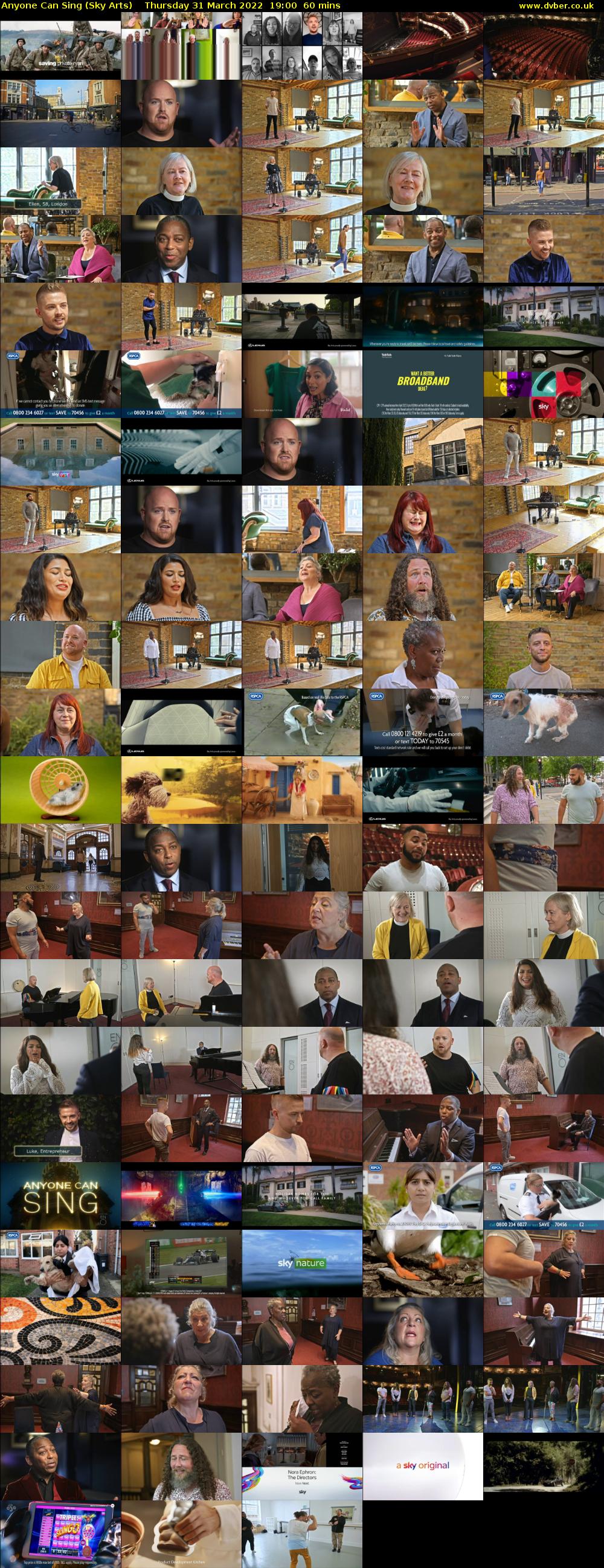 Anyone Can Sing (Sky Arts) Thursday 31 March 2022 19:00 - 20:00