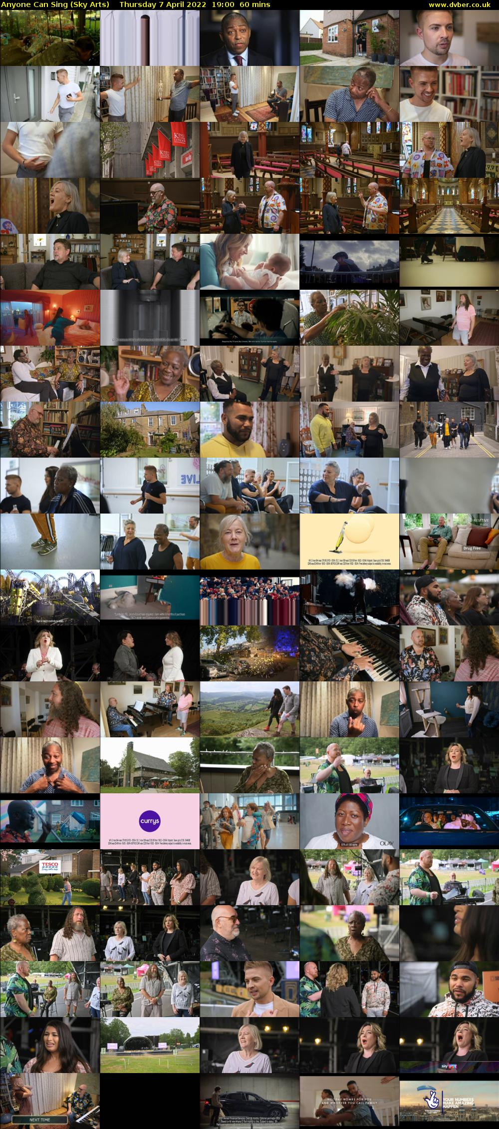 Anyone Can Sing (Sky Arts) Thursday 7 April 2022 19:00 - 20:00