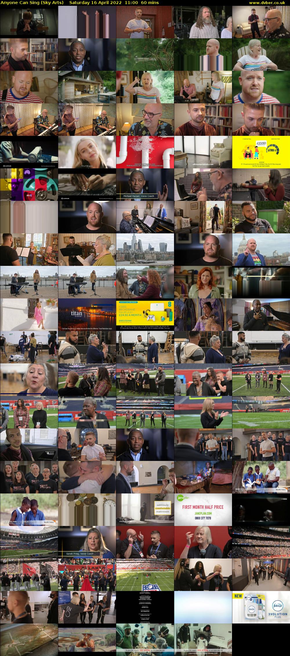 Anyone Can Sing (Sky Arts) Saturday 16 April 2022 11:00 - 12:00