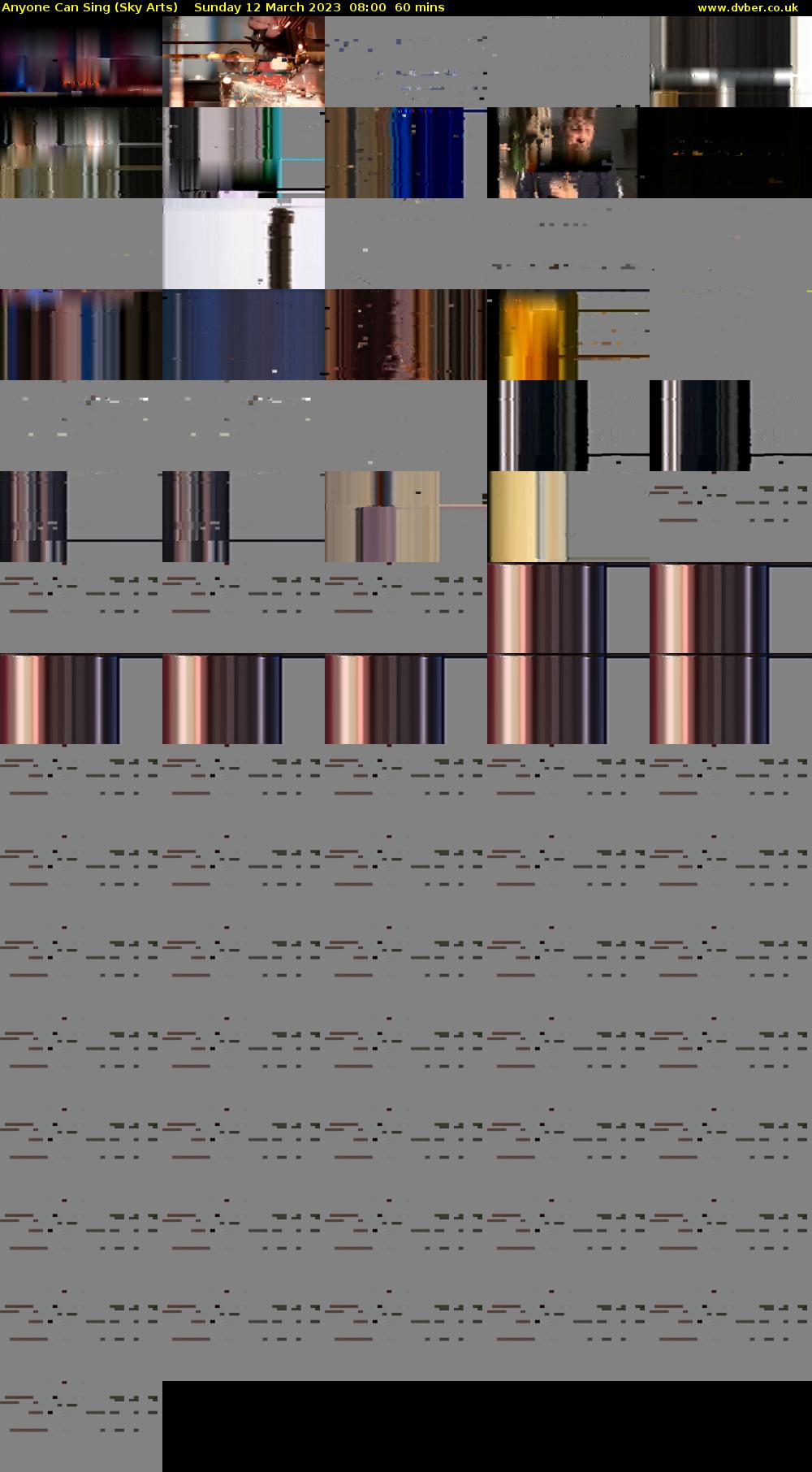 Anyone Can Sing (Sky Arts) Sunday 12 March 2023 08:00 - 09:00