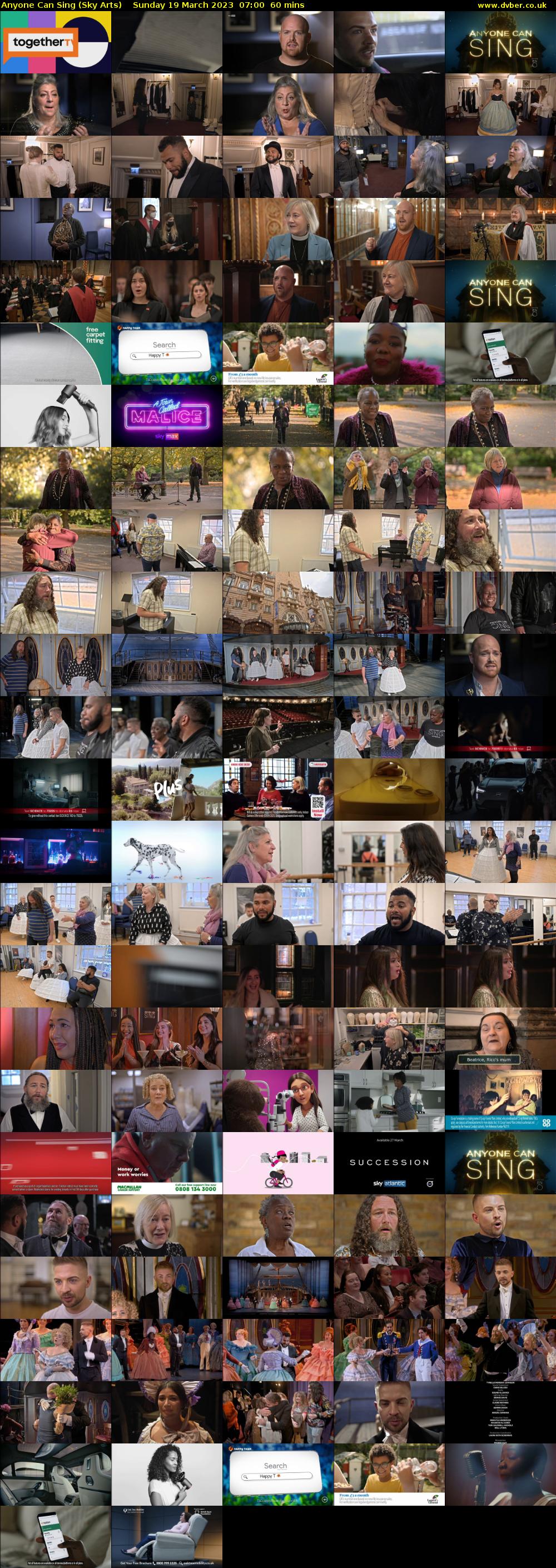 Anyone Can Sing (Sky Arts) Sunday 19 March 2023 07:00 - 08:00