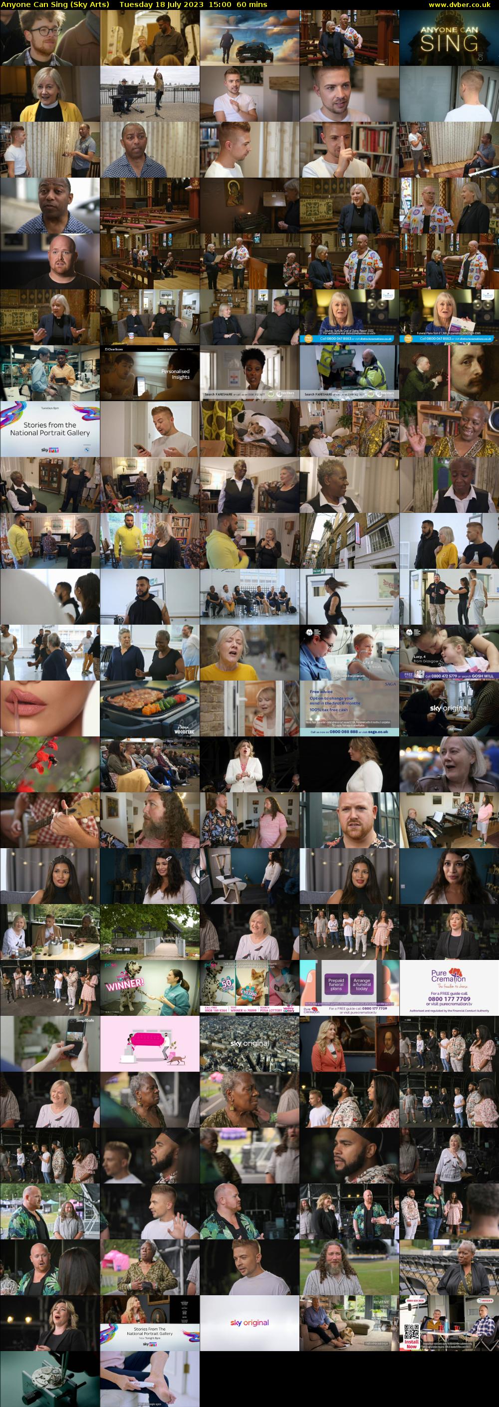 Anyone Can Sing (Sky Arts) Tuesday 18 July 2023 15:00 - 16:00