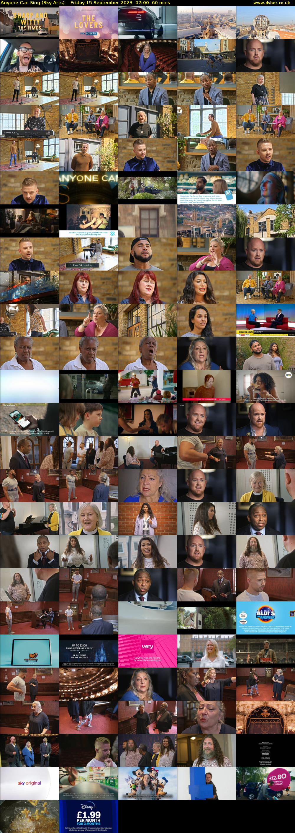 Anyone Can Sing (Sky Arts) Friday 15 September 2023 07:00 - 08:00