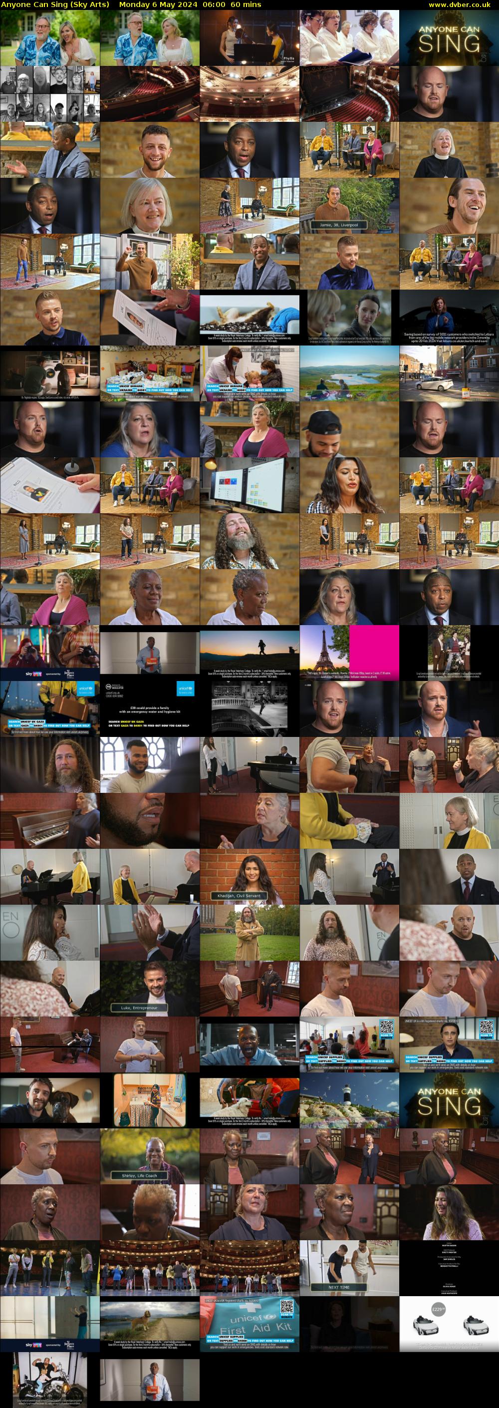 Anyone Can Sing (Sky Arts) Monday 6 May 2024 06:00 - 07:00