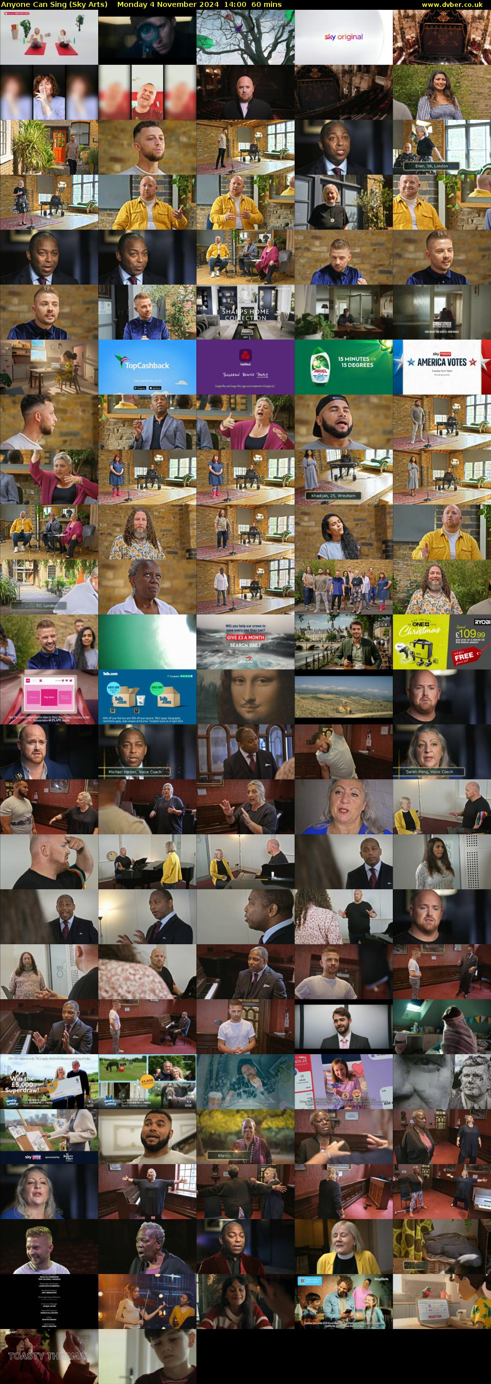 Anyone Can Sing (Sky Arts) Monday 4 November 2024 14:00 - 15:00