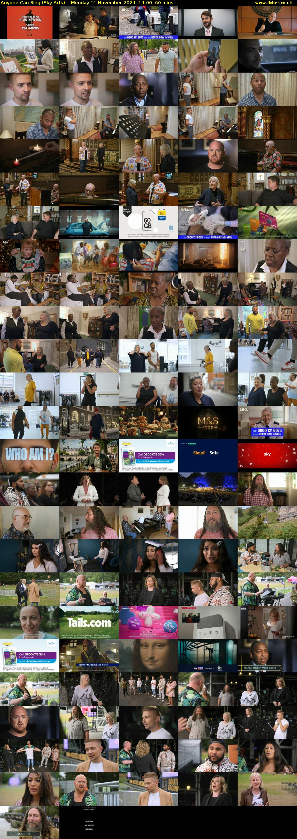 Anyone Can Sing (Sky Arts) Monday 11 November 2024 14:00 - 15:00