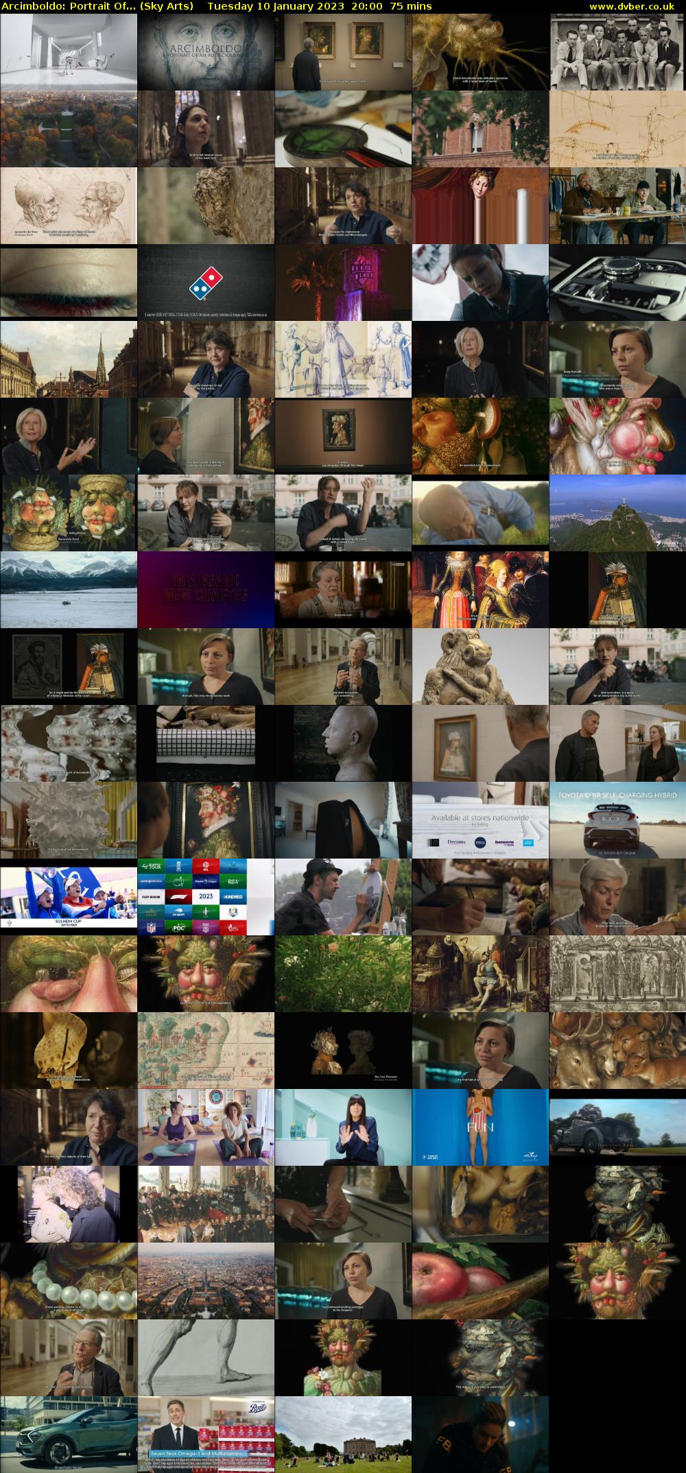 Arcimboldo: Portrait Of... (Sky Arts) Tuesday 10 January 2023 20:00 - 21:15