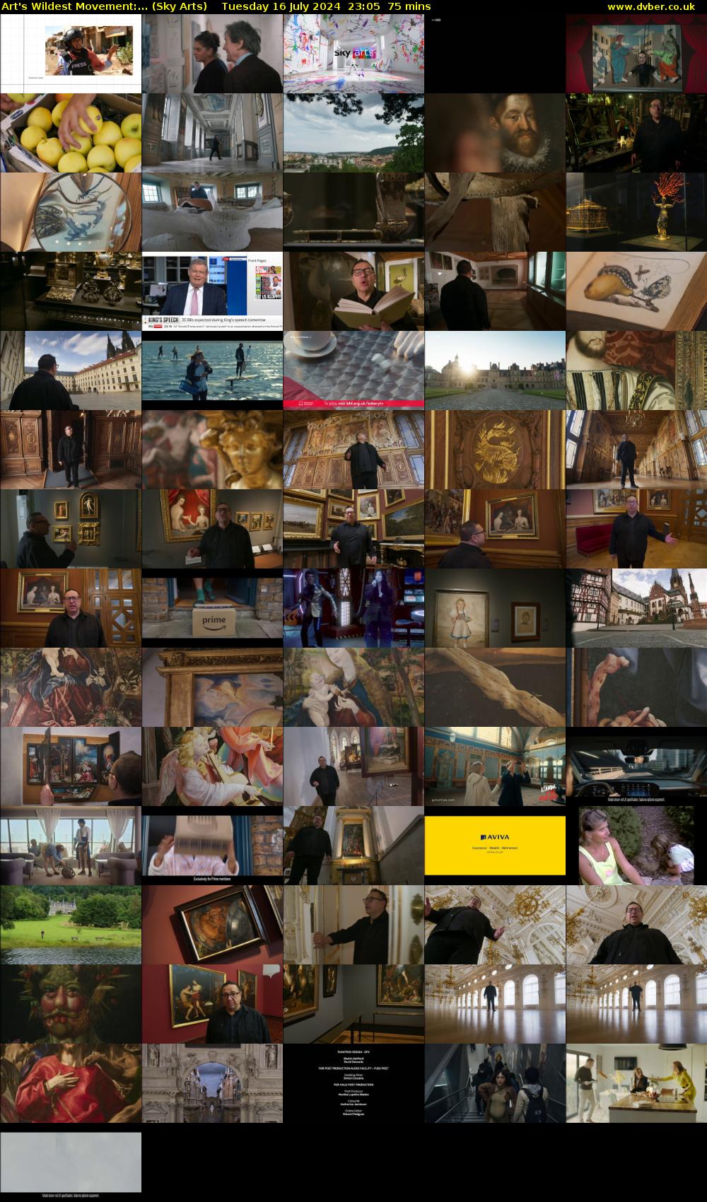 Art's Wildest Movement:... (Sky Arts) Tuesday 16 July 2024 23:05 - 00:20