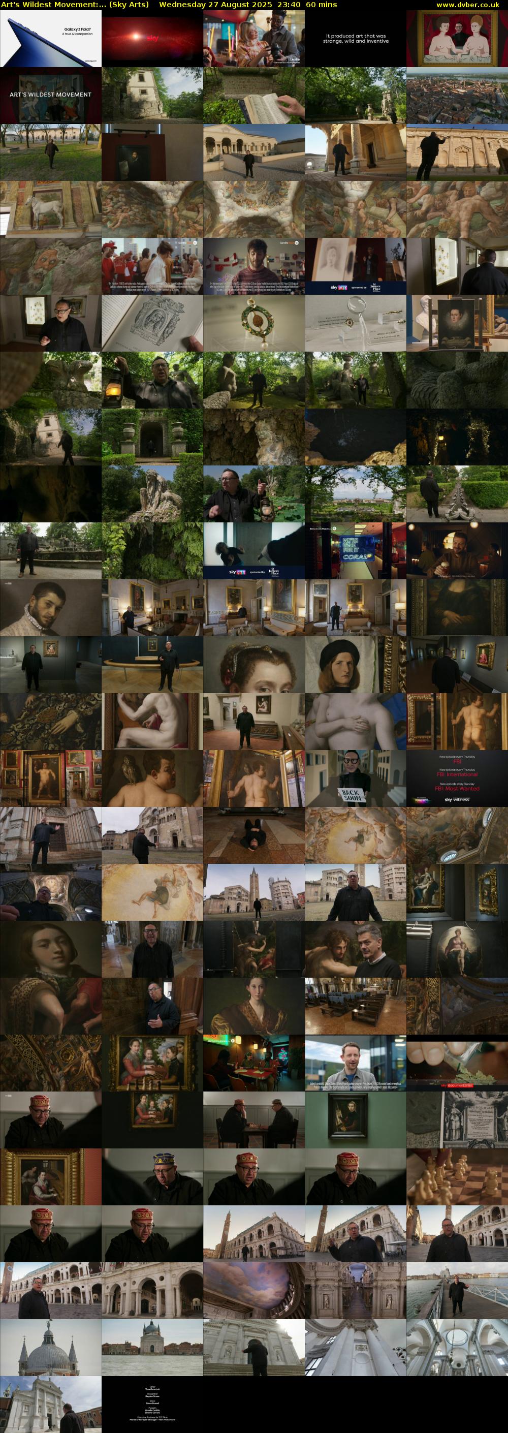 Art's Wildest Movement:... (Sky Arts) Wednesday 27 August 2025 23:40 - 00:40