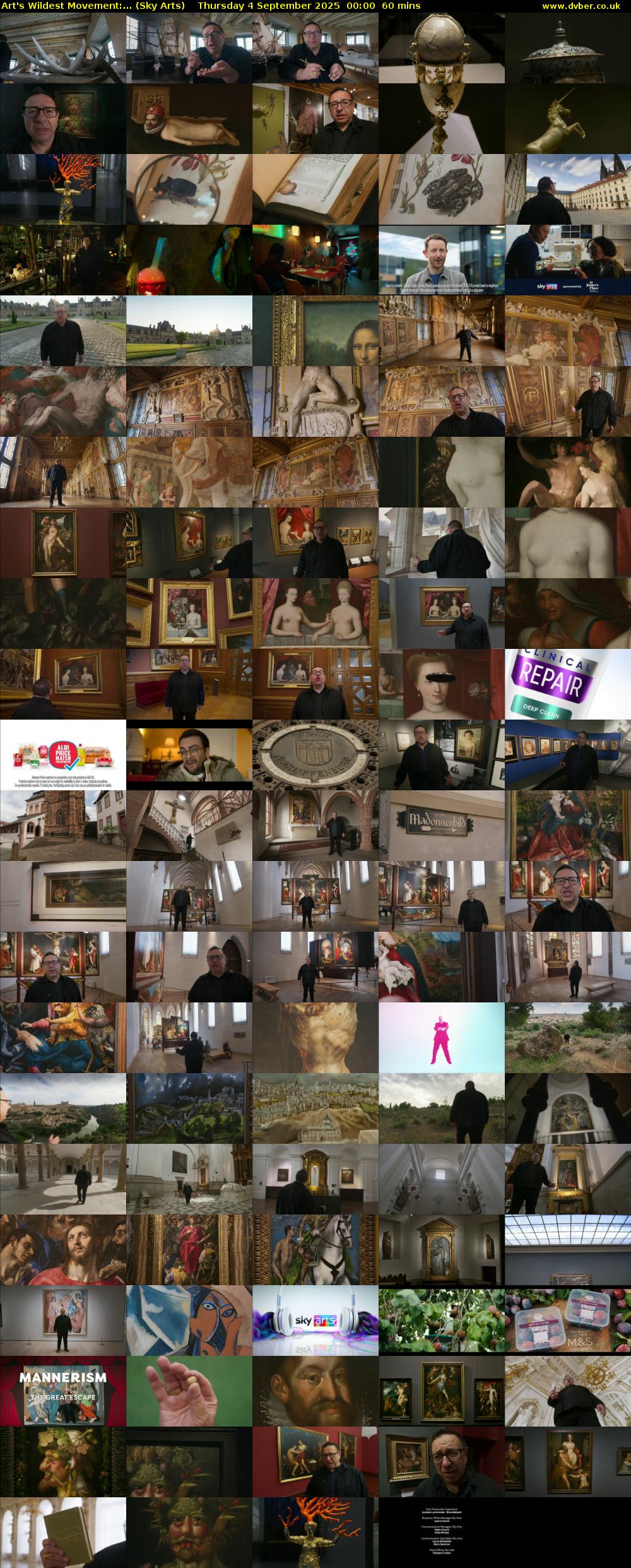 Art's Wildest Movement:... (Sky Arts) Thursday 4 September 2025 00:00 - 01:00