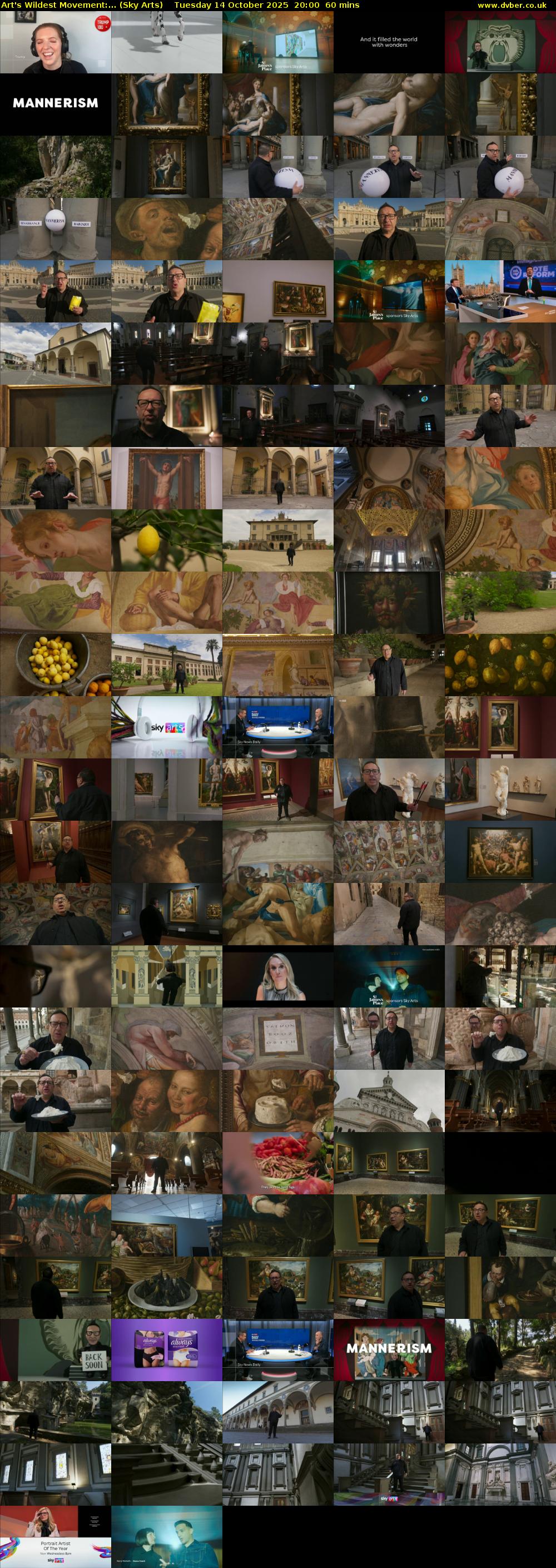 Art's Wildest Movement:... (Sky Arts) Tuesday 14 October 2025 20:00 - 21:00