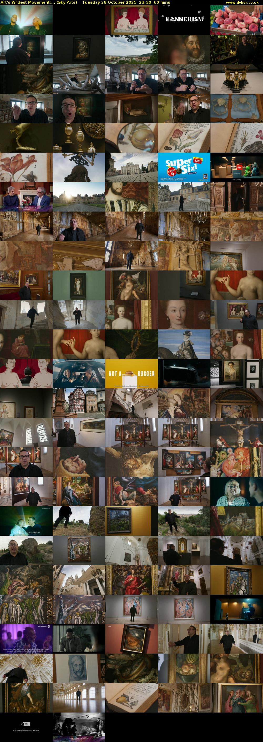 Art's Wildest Movement:... (Sky Arts) Tuesday 28 October 2025 23:30 - 00:30