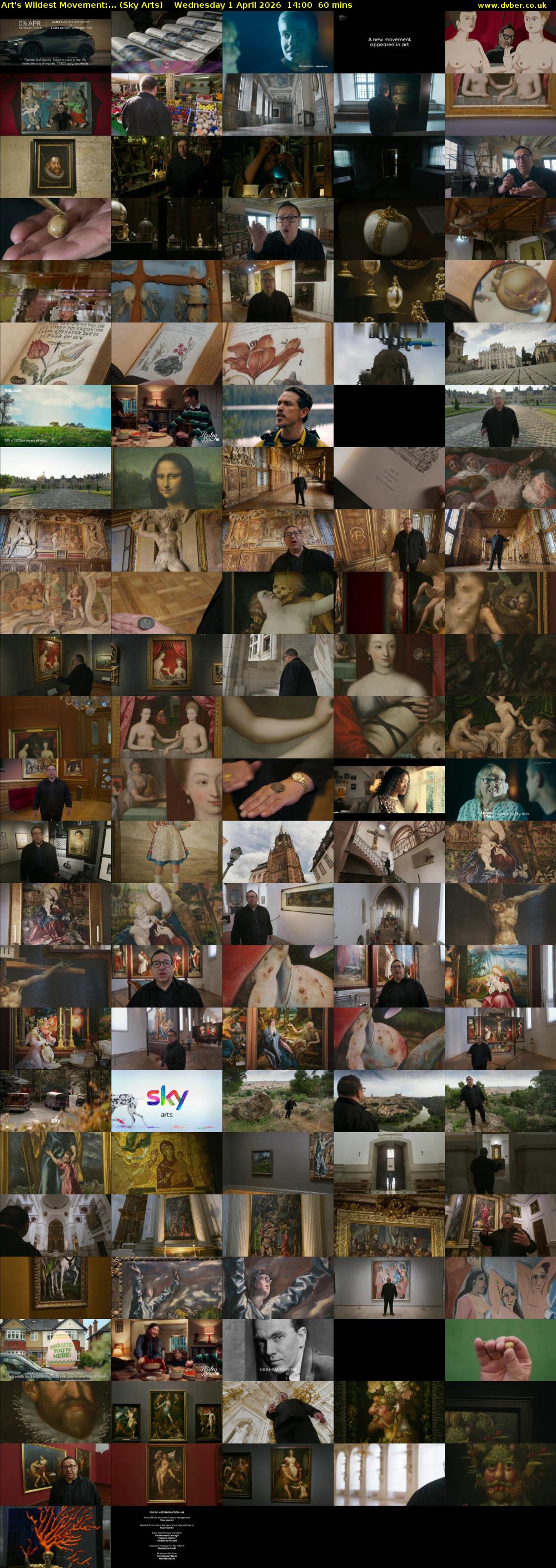 Art's Wildest Movement:... (Sky Arts) Wednesday 1 April 2026 14:00 - 15:00