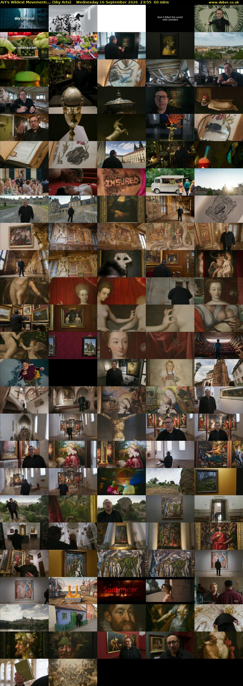Art's Wildest Movement:... (Sky Arts) Wednesday 16 September 2026 23:55 - 00:55