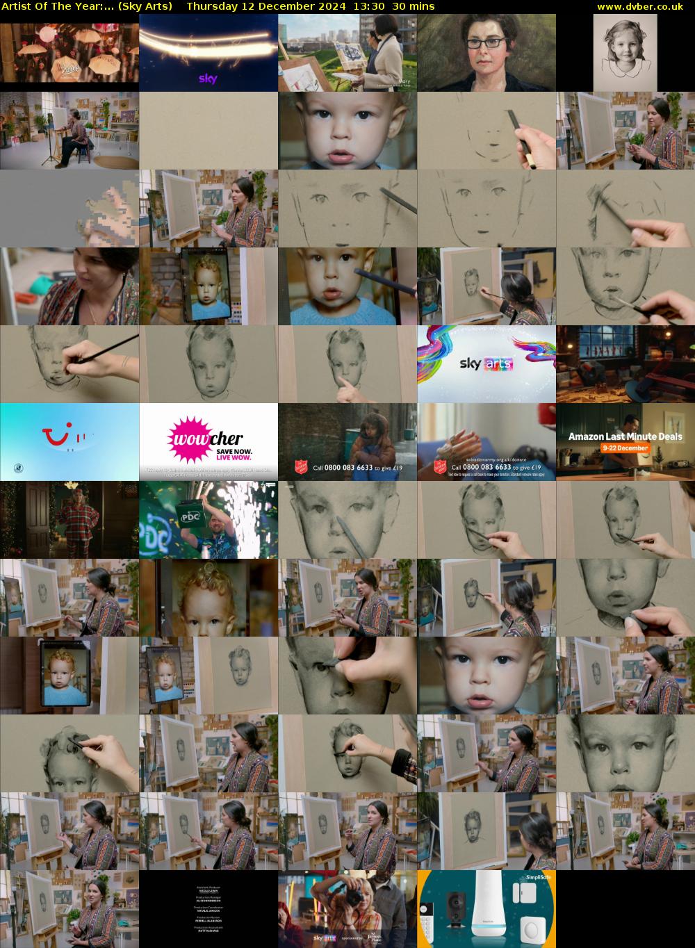 Artist Of The Year:... (Sky Arts) Thursday 12 December 2024 13:30 - 14:00