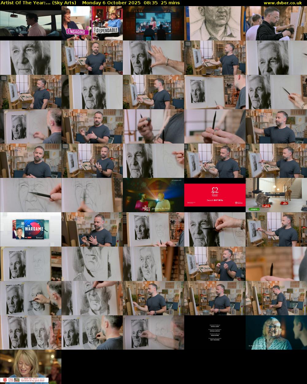 Artist Of The Year:... (Sky Arts) Monday 6 October 2025 08:35 - 09:00